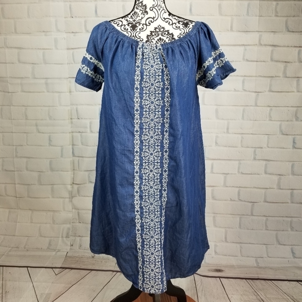 Style & co sz m short sleeve dress